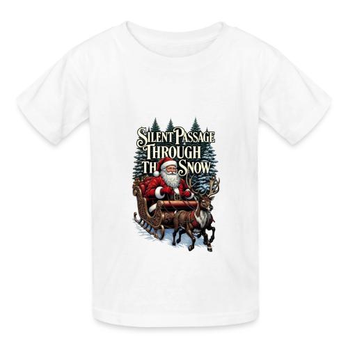 Nostalgic Santa T-Shirt - Heavyweight Kid's T-Shirt