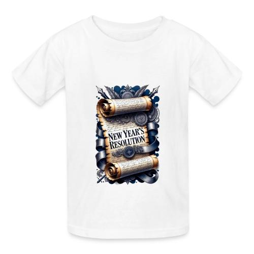 New Year's Resolution T-Shirt - Heavyweight Kid's T-Shirt