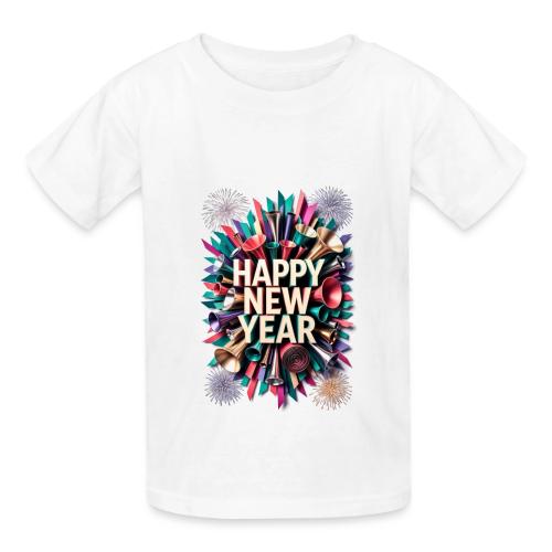 New Year's Party Horn T-Shirt - Heavyweight Kid's T-Shirt