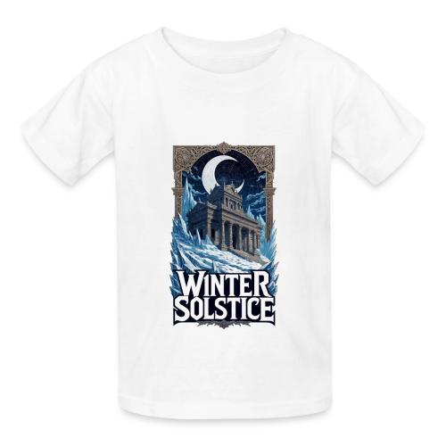 Winter Solstice Temple T-Shirt - Heavyweight Kid's T-Shirt
