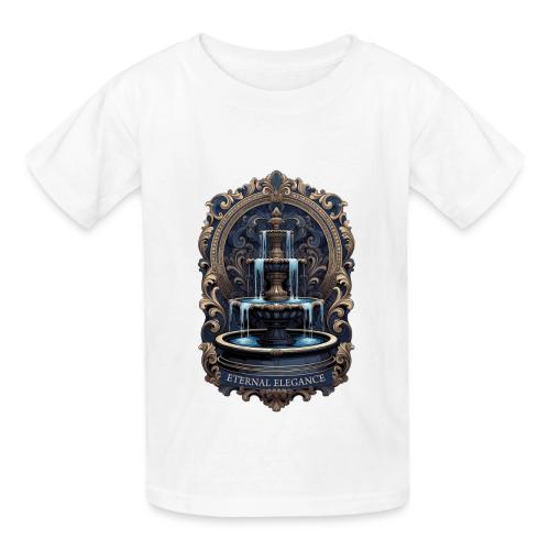 Gilded Baroque Fountain T-Shirt - Heavyweight Kid's T-Shirt
