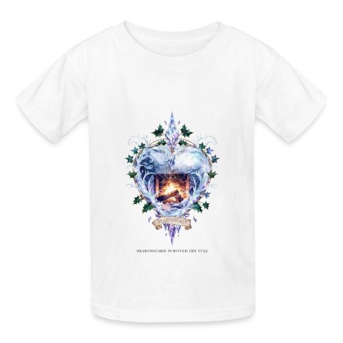 Imbolc Candle Veil T-Shirt | Veiled Rebirth - Heavyweight Kid's T-Shirt