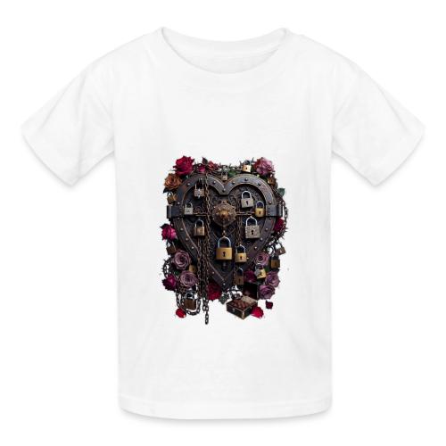 My Heart Permanently on Vacation T-Shirt - Heavyweight Kid's T-Shirt