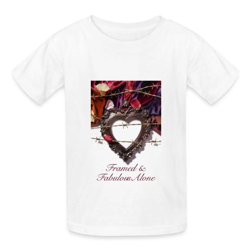 Framed & Fabulous Alone T-Shirt - Heavyweight Kid's T-Shirt