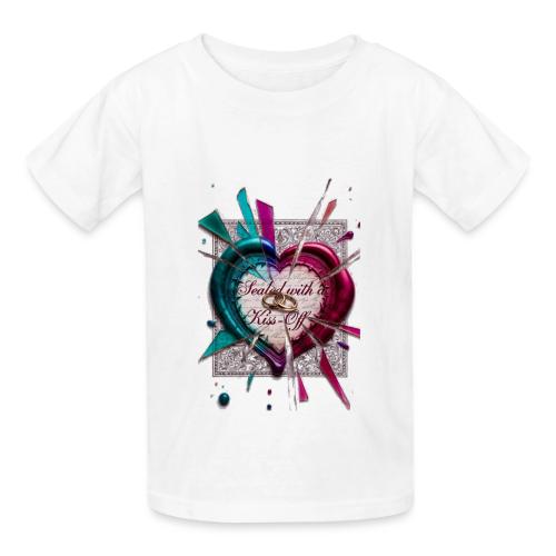 Sealed with a Kiss-Off T-Shirt - Heavyweight Kid's T-Shirt