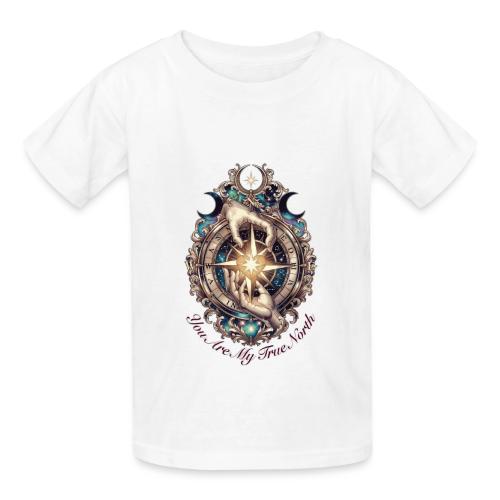 You Are My True North Celestial Compass T-Shirt - Heavyweight Kid's T-Shirt