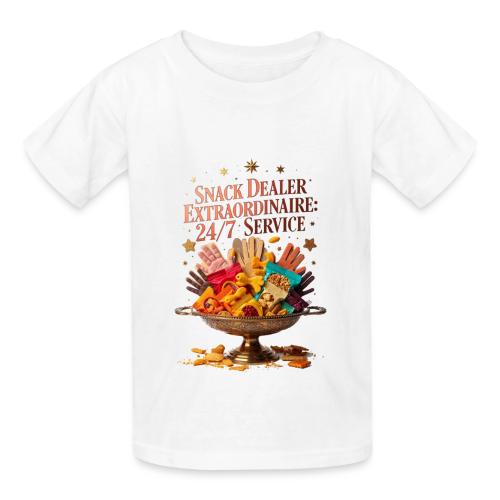 Snack Dealer Extraordinaire Tee, Mum Gift - Heavyweight Kid's T-Shirt