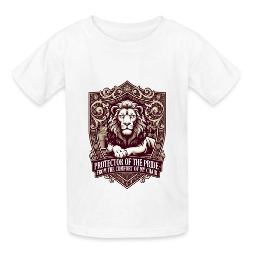 Protector of the Pride T Shirt, Sarcastic Dad Gif - Heavyweight Kid's T-Shirt