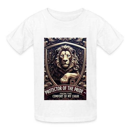 Lion King T Shirt, Funny Low-Effort Father Gift - Heavyweight Kid's T-Shirt