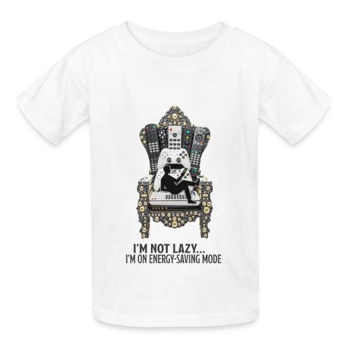Remote Throne Procrastinator T Shirt, Dad Gift - Heavyweight Kid's T-Shirt