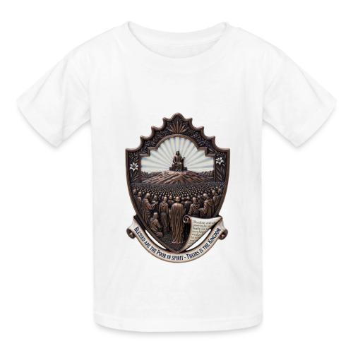 Sermon on the Mount T Shirt, Christian Faith Gift - Heavyweight Kid's T-Shirt