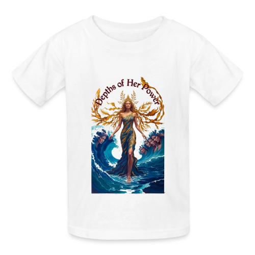 Women’s Day Tidal Sovereign T Shirt, Gift for Wife - Heavyweight Kid's T-Shirt