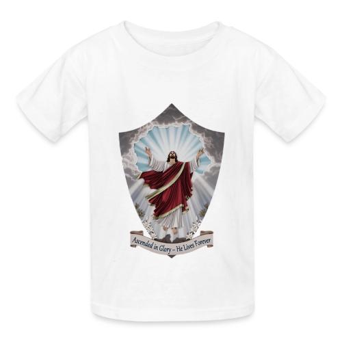 Easter Ascended in Glory T Shirt,Resurrection Gift - Heavyweight Kid's T-Shirt