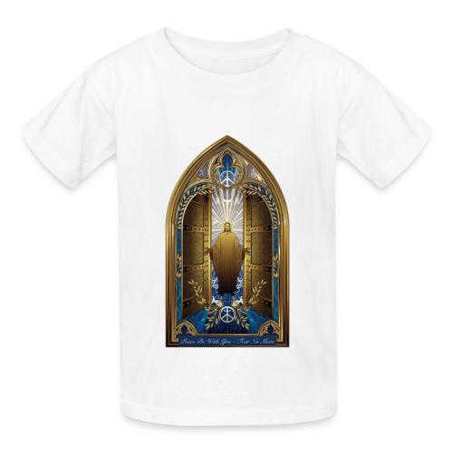 Easter Peace Be With You Locked Doors T Shirt,Gift - Heavyweight Kid's T-Shirt