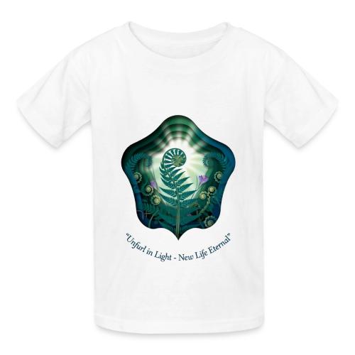 Easter Unfurl in Light Resurrection T Shirt, Gift - Heavyweight Kid's T-Shirt