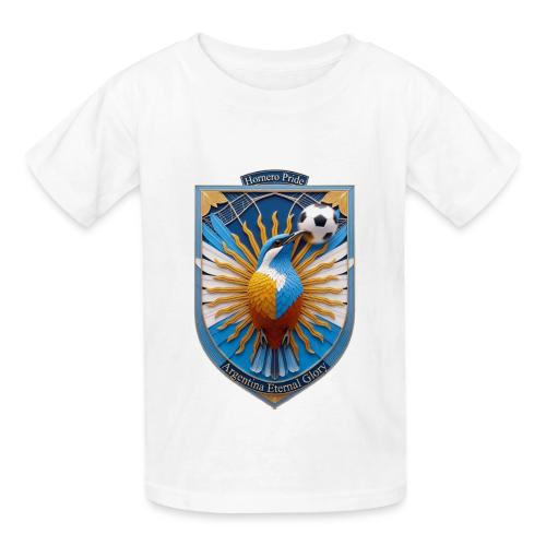 Argentina Hornero Soccer T Shirt, Football Gift - Heavyweight Kid's T-Shirt