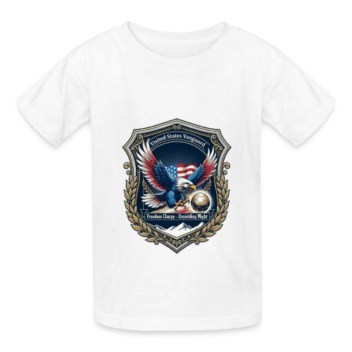 USA Eagle Vanguard T-Shirt,American Flag PrideGift - Heavyweight Kid's T-Shirt