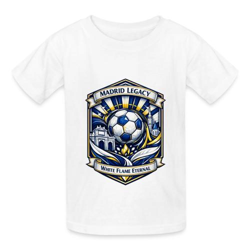 Madrid White Legacy T Shirt, Madrid Fan Gift - Heavyweight Kid's T-Shirt