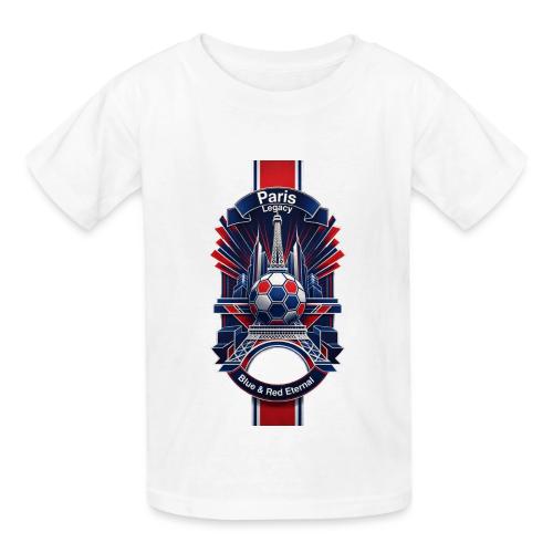 Paris Tower Legacy T Shirt, Soccer City Pride Gift - Heavyweight Kid's T-Shirt