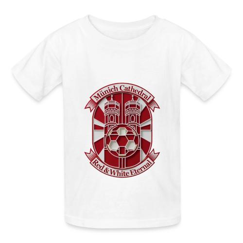Munich Cathedral T Shirt, German Football Fan Gift - Heavyweight Kid's T-Shirt