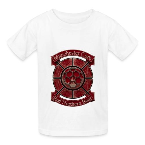 Manchester Is Red T Shirt, Soccer City Pride Gift - Heavyweight Kid's T-Shirt