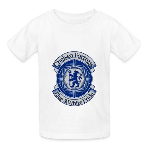 Chelsea Fortress T Shirt, Soccer City Pride Gift - Heavyweight Kid's T-Shirt