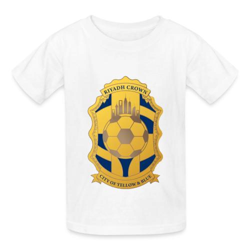 Riyadh Crown T Shirt, Modern Desert Pride Gift - Heavyweight Kid's T-Shirt