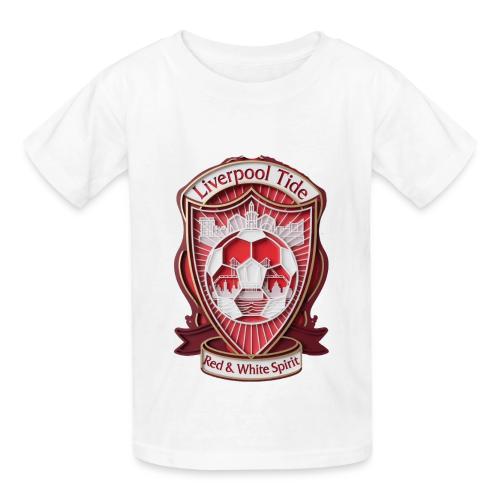 Liverpool Tide T Shirt, Soccer City Pride Gift - Heavyweight Kid's T-Shirt