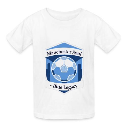 Manchester Soul Soccer City Emblem T Shirt, Gift - Heavyweight Kid's T-Shirt