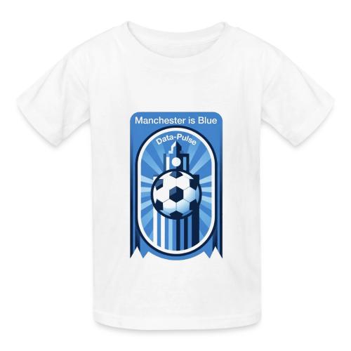 Manchester is Blue Soccer City T Shirt, Apparel - Heavyweight Kid's T-Shirt