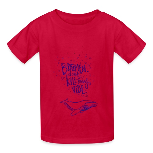 bitumen don't kill my vibe - navy - Hanes Youth T-Shirt