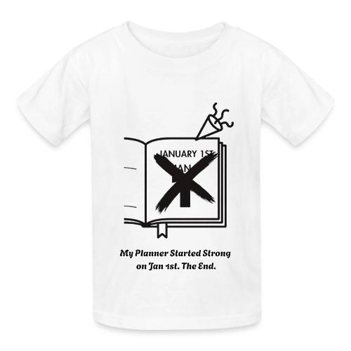 Jan 1st T-Shirt | Sarcastic New Year's - Heavyweight Kid's T-Shirt