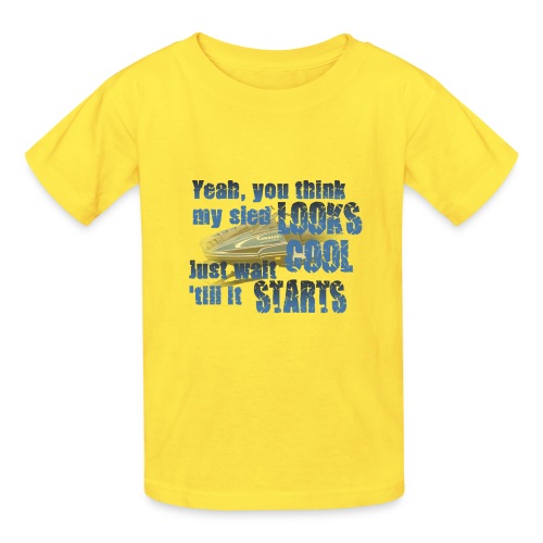 Sled Looks Cool - Hanes Youth T-Shirt