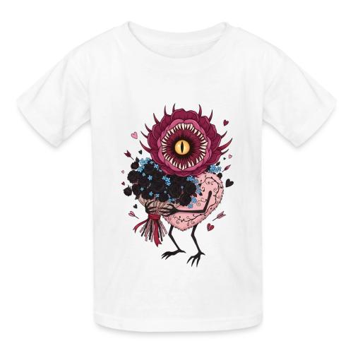 Gothic Valentine Eldritch Bloom – Dark Rom - Heavyweight Kid's T-Shirt