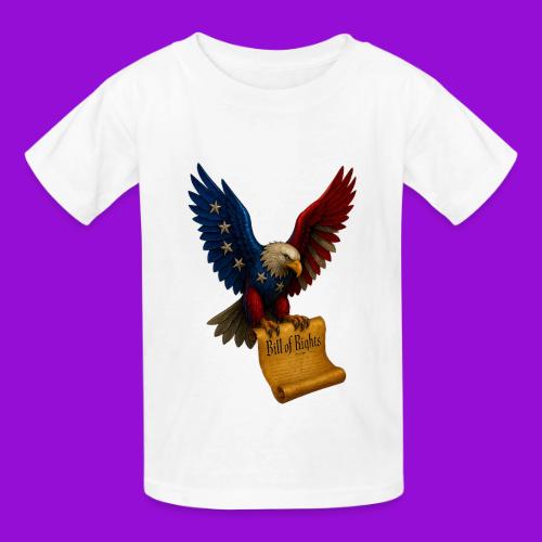 Bill of Rights Bald Eagle - Heavyweight Kid's T-Shirt