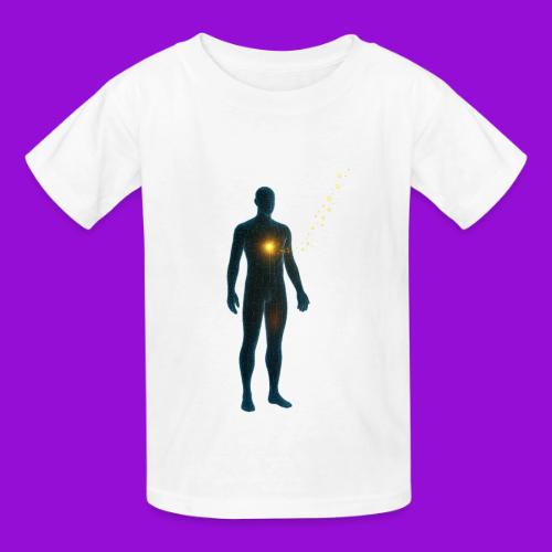 Glowing Chest Personl - Heavyweight Kid's T-Shirt