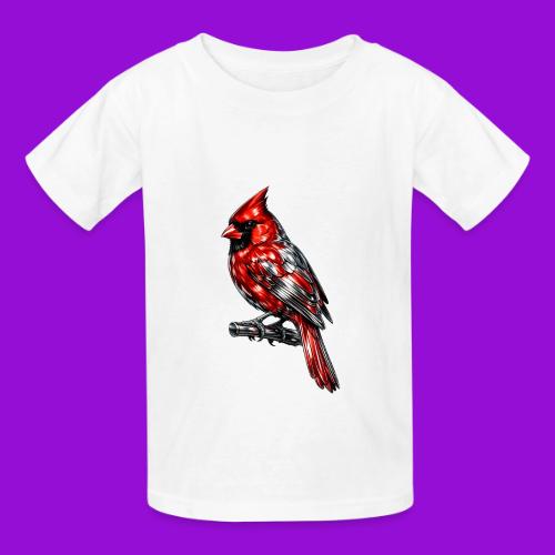 Silver Cardinal - Heavyweight Kid's T-Shirt