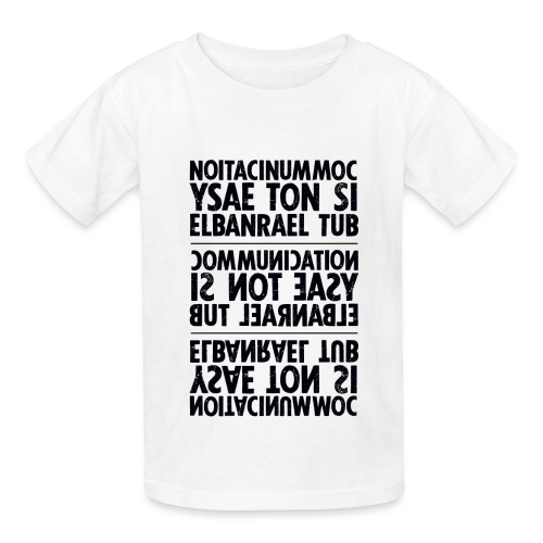 communication black sixnineline - Hanes Youth T-Shirt