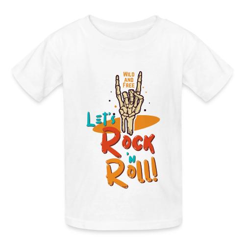 Let's Rock and Roll - Heavyweight Kid's T-Shirt