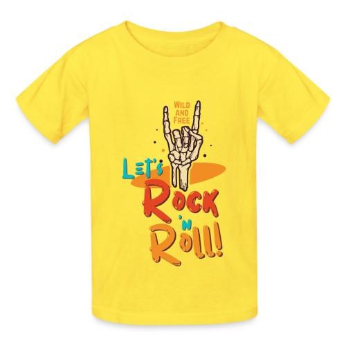Let's Rock and Roll - Heavyweight Kid's T-Shirt