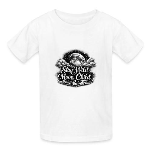 Stay Wild Moon Child - Heavyweight Kid's T-Shirt