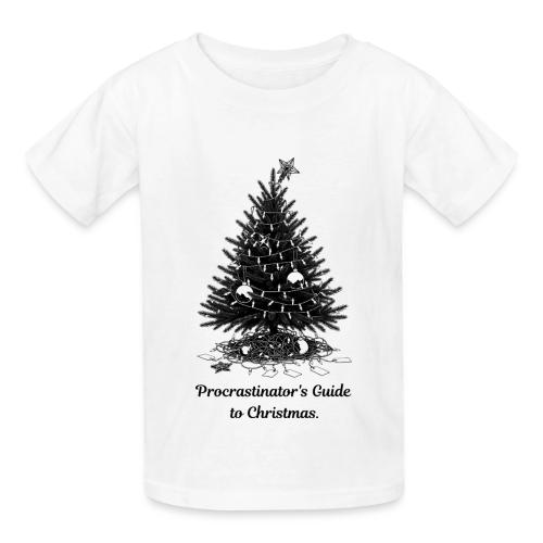 Procrastinator's Guide Christmas T-Shirt - Heavyweight Kid's T-Shirt