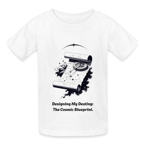 Cosmic Blueprint T-Shirt - Heavyweight Kid's T-Shirt