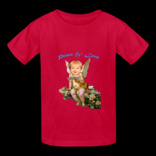 Peace and Love - Hanes Youth T-Shirt