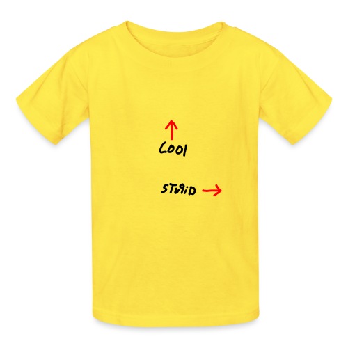 Cool Vs. Stupid - Hanes Youth T-Shirt