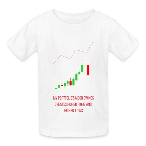 Technical Analysis Trading T-Shirt| Sarcastic - Heavyweight Kid's T-Shirt
