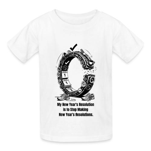 The Resolution Loop - Sarcastic New Year's T-Shirt - Heavyweight Kid's T-Shirt