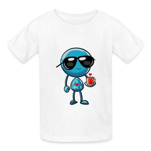 Smoon_I love Mrs S_Blue - Heavyweight Kid's T-Shirt