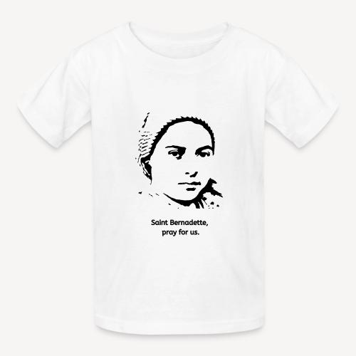 Saint Bernadette pray for us - Heavyweight Kid's T-Shirt