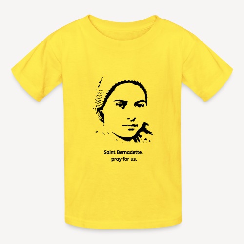Saint Bernadette pray for us - Hanes Youth T-Shirt